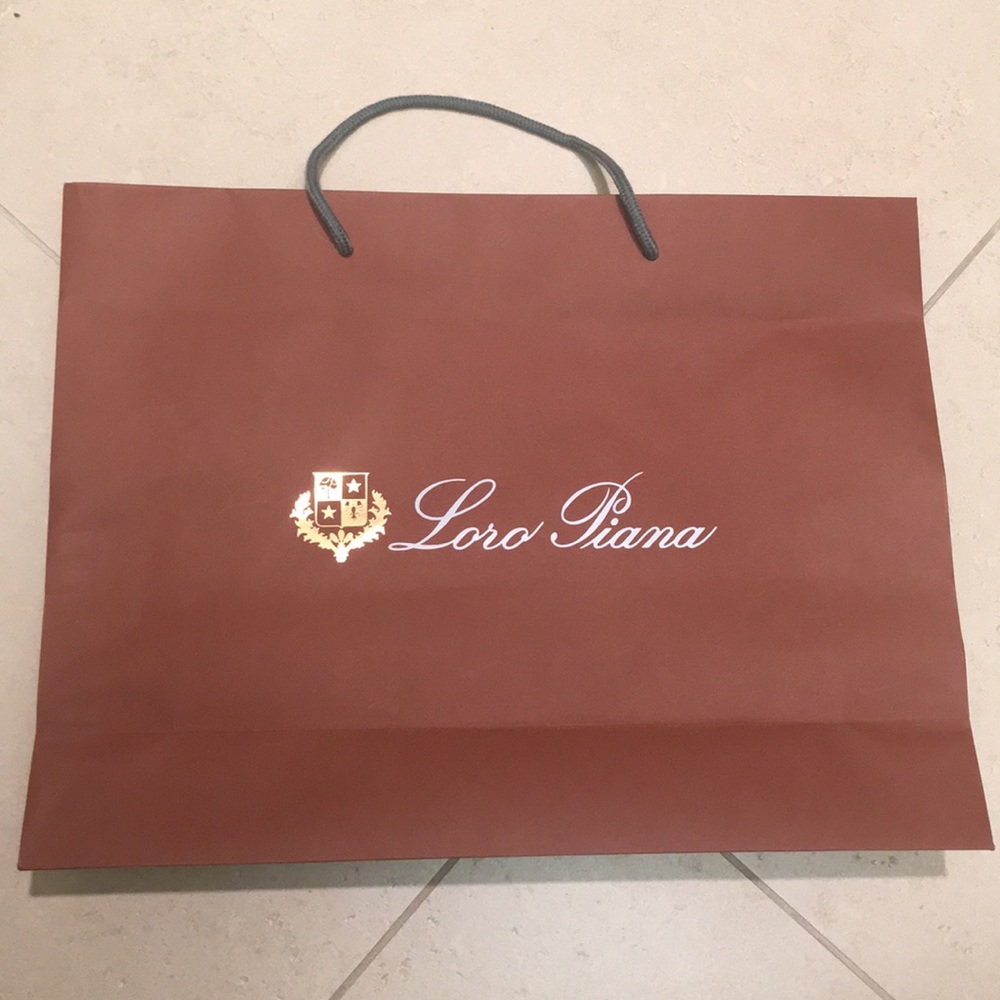 12.5” x 16.5” Loro Piana Bag